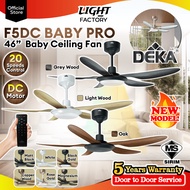 🔥HOT🔥DEKA F5DC BABY PRO 46" | FANZO TURBO 42" | ECO-542 42" 5 Blades Ceiling Fan with Light | DC Mot