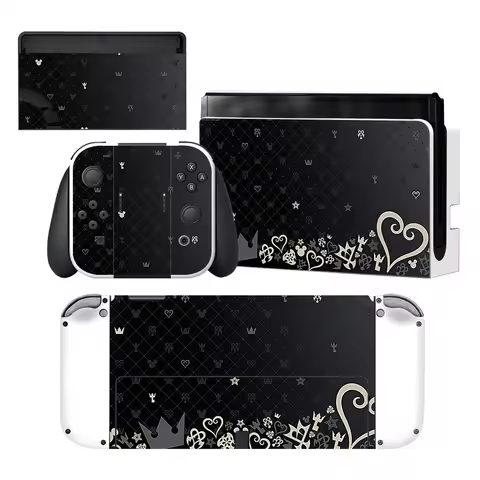 Kingdom Hearts Nintendoswitch Skin Cover Sticker Decal for Nintendo Switch OLED Console Joy-con Cont