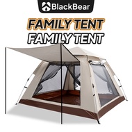 Hiking Picnic Khemah Keluarga Camping Automatic Family Tent Foldable Waterproof Kemah Outdoor Tent