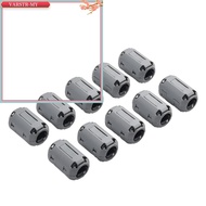 【VARSTR⭐】10 Pack Ferrite Ring Core Grey Clip-On Ferrite Core Noise Suppressor Cable Clips