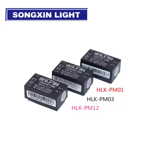 HLK-PM01 HLK-PM03 HLK-PM12 AC-DC 220V to 5V/3.3V/12V Mini Power Supply Module Intelligent Household 
