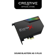 Creative Sound BlasterX AE-5 Plus PCIe Hi-Res Sound Card & DAC 32-bit/384kHz, Dolby Digital, Gaming