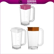 [SONONIA] 2 Liter Water Jug with Lid, Easy to Clean, for Cold And Hot Water, Household Water Jug, Re