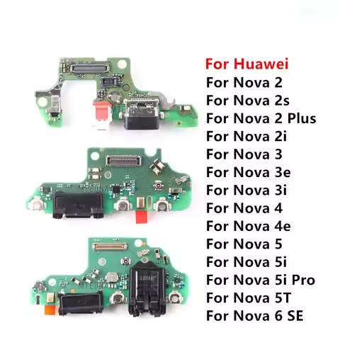 USB Charging Port For Huawei Nova 2S 2 Plus 2i 6 SE 5 5i Pro 5T 4e 4 3 3i 3e Dock Plug Connector Cha