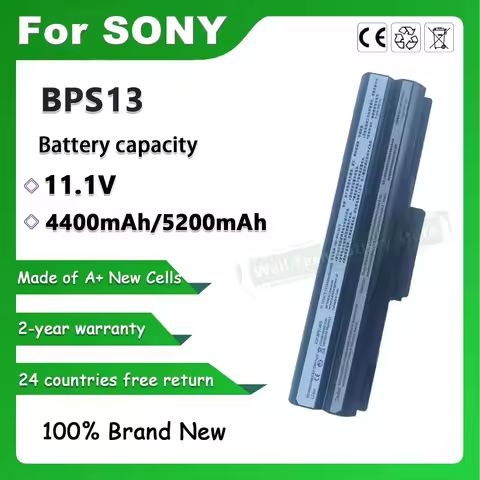 BPS13 Laptop Battery Compatible with SONY VAIO VGN-CS11S/P VGN-CS11S/Q VGN-CS11S/W VGN-CS11Z/R VGN-C