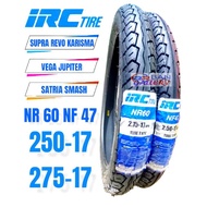 Savings Package 1 set of irc Nr 60 Nf 47 250-17 and 275-17 honda supra revo vega jupiter Tires 17 ri