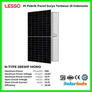 Solar Panel Surya Lesso 550WP 585WP N-Type P-Type Monokristalin -Colorblind