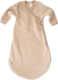 Lilano, Merino changing bag with 2-way zip, plain, 100% wool (kbT) (sand, 74-80)