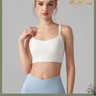 【L.CIRCLE】Yoga Sports Bra Spaghetti Strap Fixed Cup Beautiful Back