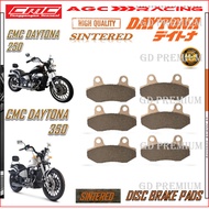 CMC DAYTONA 250 DAYTONA 350 BRAKE PADS SINTERED LONG LIFE TOP QUALITY GDPX