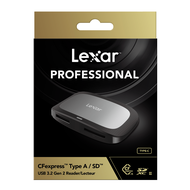Lexar Professional Dual Slot CFexpress Type A & SDXC Card Reader USB3.2