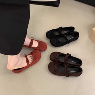 French Little Red Ballet Flats - Perfect for Spring & Autumn