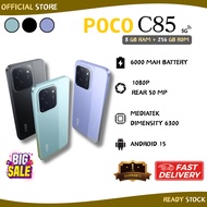 ✅POCO C85 Smartphone | MediaTek Helio G81 Ultra | 6.9" IPS LCD Display | Single Rear Camera 50MP