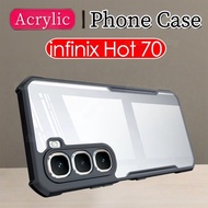 Casing For infinix Hot 70 i Pro Hot70 70i 70Pro+ 70ProPlus infinixHot70 2026 Acrylic Transparent Pho