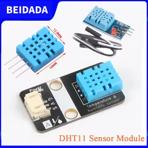 Dht11 Temperature And Humidity Sensor Module 3.3/5v Single Bus Communication Ph2.0-3pin For Arduino 