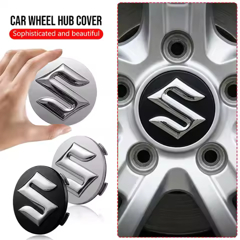 4Pcs/set 54mm Premium Logo Wheel Covers Wheel Center Hub Caps for Suzuki Swift Grand Vitara Jimny SX