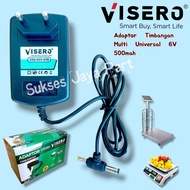 Digital Scale Adapter 6V 500mah or 6V 0.5A Multi Universal Jack T adapter 6volt