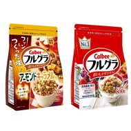 Calbee Frugra [Fruit & Granola Cereal / Almond Caramel ] 800g/600g English Version from Japan