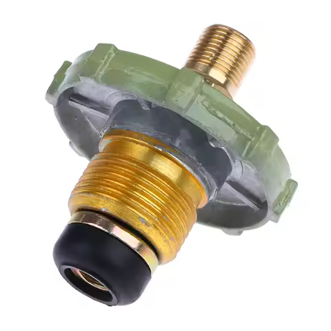 LPG Tank Converter Head Durable Gas Furnace Connector Practical Zinc Alloy LPG Tank Adapter Fittings