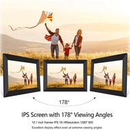 Frameo 10.1 Inch WiFi Digital Photo Frame Digital Cloud Photo Frame 1280x800 IPS LCD Touch Screen