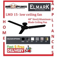 Elmark LMD 15 48" Steel/Aluminum Blade Ceiling Fan / free express delivery