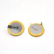 2pcs LIR2025 90 Degree Soldering Pin LIR2025 Battery 3.6V Button Battery Rechargeable Button Battery