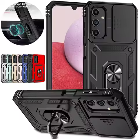 For Samsung Galaxy A14 a14 5G Case Armor Shockproof Car Stand Phone Case For Samsung A 14 14A 5G Sli