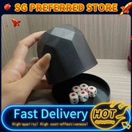 Dice Dice Cup Set Thickened Dice Cup Dice ktv Bar Nightclub Stopper Cup with Coaster for Drinking RA