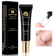 new UNAGELLASolidNailGlueGel15mlCuringLampRequiredSolidSoakfUV/LEDLampRequiredSuperStrongGlueforFake