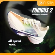 361 Degrees Furious 2.0 Men Running Shoes Thick Sole Lightweight 672432220F