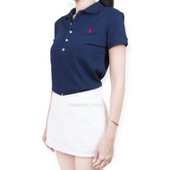 Ralph lauren bear mash polo for (women Slim Fit เสื้อโปโลผู้หญิง 5 กระดุม) ของแท้