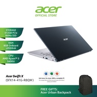 Acer Swift X AMD Ryzen™ 5 5600U Laptop (SFX14-41G-R8QW) - Steam Blue