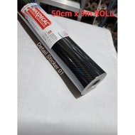 ROLL STICKER MAXDECAL 7600-SGC 7D-15 [CARBON 6D] 50CM X 9M ROLL SPECIAL PRICE
