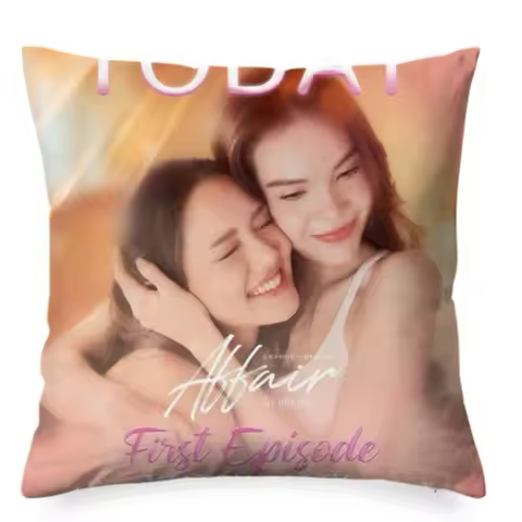 LMSY Lmlookmhee Sonyasarann Poster Double-side Print Pillowcase Thai TV Affair The Series Drama Stil