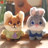 PINLESG Cartoon Anime Judy Nick Doll Pendant, 12cm Plush Toy Gift