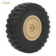 TOBE2 4Pcs/Set RC Car Wheels, High Performance 70mm Diameter RC Tires, Durable Rubber Replacement RC