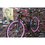 【逸品汽車百貨】自行車牆壁雙鉤掛架 節省空間 單車吊架 單車掛架 單車收納 自行車收納 腳踏車掛架 腳踏車吊架 停車架 1個 正常品