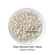 Rice sequins rice pearl/s rice pearl/s 3x6mm