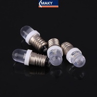 MAKY 5Pcs E10 Led Bulb E10 3V 6V 12V 24V Instrument Bulb E10 Indicator Bulb Old Fashioned Flashlight