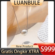 LUANBULE Silver Necklace S999 Pearl Women