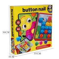 3D Toys For Children Composite Picture Puzzle Creative Mosaic Mushroom Nail Kit Educational Toys But