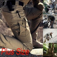 Men Tactical Pants IX9 Outdoor Navy Blue Casual Cargo Classic Multifunctional Designed Trouser Black