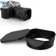 Haoge Metal Sqre Lens Hood for Fujifilm Fujinon Fuji XF16-50mm F2.8-4.8 WR&XF33mm F1.4 WR,XF 23mm f/