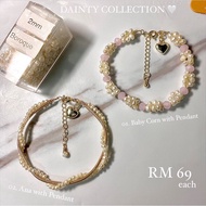 DAINTY Gelang Tangan Emas Sadur 585/14k Gold Braclet