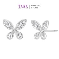 TAKA Jewellery Terise Butterfly Diamond Earrings 18K