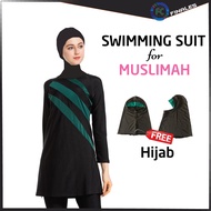 Swimming Suit Muslimah Baju Renang Muslimah Plus Size Swimwear Loose Murah Big Size Baju Renang Perempuan Free Hijab