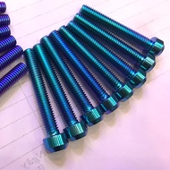 6li40 cylindrical titanium screw, 6li40 cylindrical Head (M6x40 Pillar Head) mounted on engine block