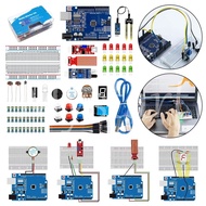 DIY Basic Kit with Breadboard LED Sensor Modules Resistance for Arduino UNO R3