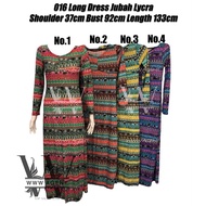 Promotion Rm6 016 Muslimah Long Dress Jubah Lycra