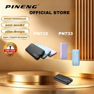 PINENG powerbank 10000mah dan 20000mah PN732 PN733 ada type c input dan output usb model baru